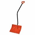 Bigfoot Premium Poly Snow Shovel with Metal Lifesaver Handle and Metal Edge 1177M-1